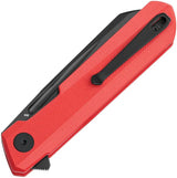 Bestech Dundee Linerlock D2 Red G10 EDC Knife BMK09F by Bestech Knives