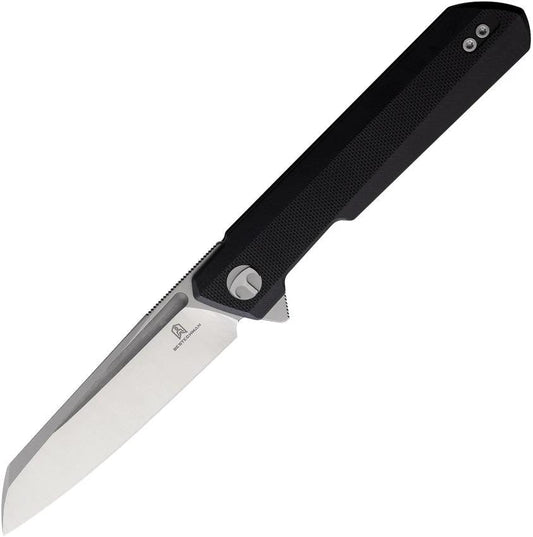 Bestech Knives Bestechman Dundee Linerlock Knife For EDC With MCut Sheepsfoot Blade And Pocket Clip by Bestech Knives