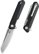 Bestech Knives Bestechman Dundee Linerlock EDC Knife Premium M Cut Sheepsfoot 3.5 In OD Green G10 For EDC Enthusiasts by Bestech Knives