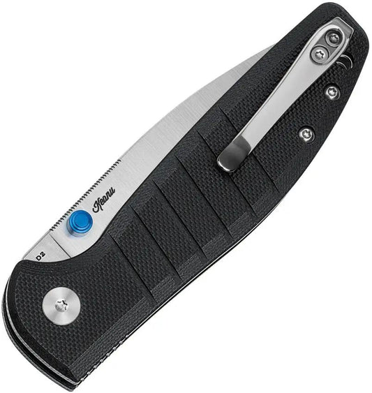 Bestech Knives Bestechman Goodboy Jr Button EDC Knife 2.88 Inch D2 Tool Steel Black G10 by Bestech Knives