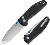 Bestech Knives Bestechman Goodboy Jr Button EDC Knife 2.88 Inch D2 Tool Steel Black G10 by Bestech Knives