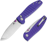 Bestechman Goodboy Jr Purple EDC Knife by Bestech Knives with D2 Blade and Purple G10 for EDC Enthusiasts by Bestech Knives