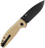 Bestech Knives Bestechman Goodboy Jr Tan BMK10F D2 Tool Steel 4In Closed EDC Everyday Carry For Knife Enthusiasts by Bestech Knives