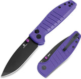 Bestech Knives Bestechman Goodboy Jr Purple G10 EDC Knife 4in Closed D2 Drop Point by Bestech Knives