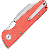 Bestech Knives Bestechman Guardian Premium B Lock Folding Knife With D2 Blade Red G10 Handle For EDC Enthusiasts by Bestech Knives