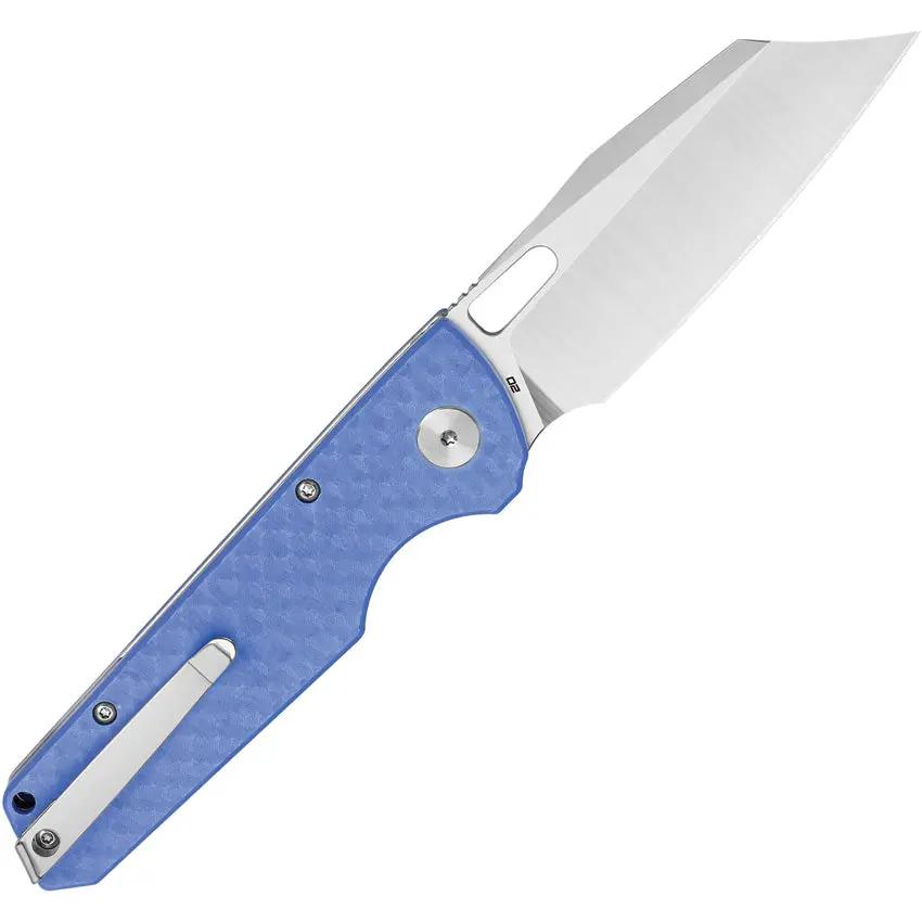 Bestech Knives Bestechman Guardian B Lock BMK11D With D2 Satin Blade Blue G10 Handle Carbon Fiber Pattern EDC by Bestech Knives
