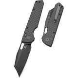 Bestech Knives Bestechman Guardian B Lock BMK11E Folding Knife 3.25 Inch D2 Blade G10 Carbon Fiber Handle EDC Fans by Bestech Knives