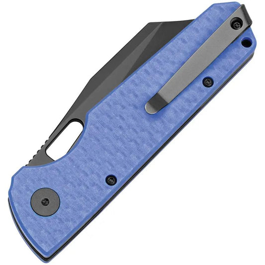 Bestech Knives Bestechman Guardian B Lock BMK11G Premium EDC Knife With D2 Black PVD Blade And Blue G10 Handle by Bestech Knives