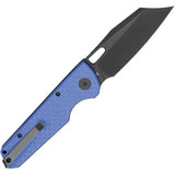 Bestech Knives Bestechman Guardian B Lock BMK11G Premium EDC Knife With D2 Black PVD Blade And Blue G10 Handle by Bestech Knives