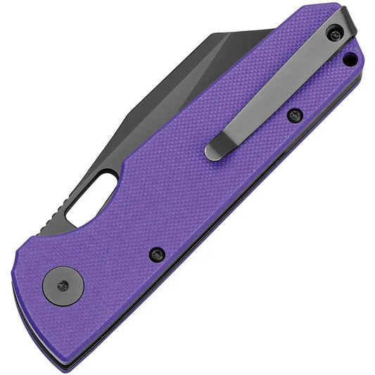 Bestechman Guardian B Lock Folding Knife BMK11H With D2 Tool Steel Blade Purple G10 Handle Premium EDC Ready by Bestech Knives