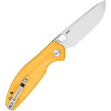 Bestech Knives Angry Owl B Lock Folding Knife BMK12A 1 D2 Tool Steel Blade Yellow G10 EDC by Bestech Knives