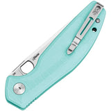 Bestech Knives Angry Owl B Lock Folding Knife BMK12B1 With D2 Blade Teal G10 Handle For EDC by Bestech Knives