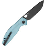 Bestechman Angry Owl Knife By Bestech Knives D2 Tool Steel Blade Blue Gray G10 Handle EDC by Bestech Knives