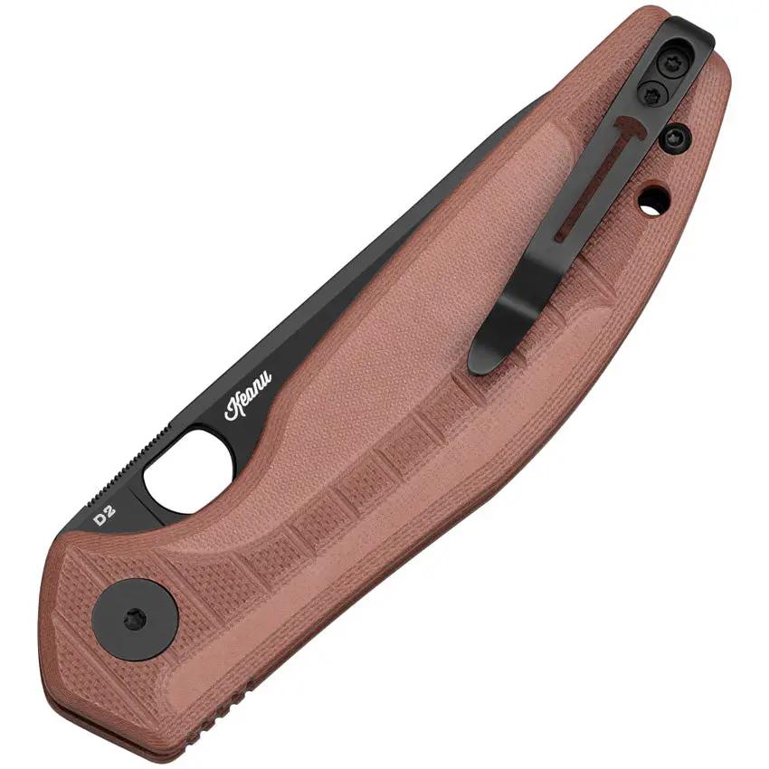 Bestech Knives Angry Owl B Lock EDC Knife BMK12D2 With D2 Blade Coated Black G10 Handle by Bestech Knives