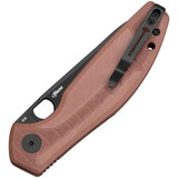 Bestech Knives Angry Owl B Lock EDC Knife BMK12D2 With D2 Blade Coated Black G10 Handle by Bestech Knives