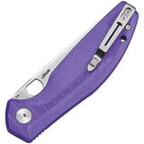 Bestechman Angry Owl B Lock Folding Knife BMK12E1 With D2 Blade And Purple G10 Handle For EDC Enthusiasts by Bestech Knives