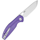 Bestechman Angry Owl B Lock Folding Knife BMK12E1 With D2 Blade And Purple G10 Handle For EDC Enthusiasts by Bestech Knives