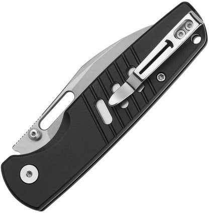 Bestech Knives Vector Button Lock Folding Knife BMK15A For EDC Enthusiasts Black Handle D2 Blade by Bestech Knives