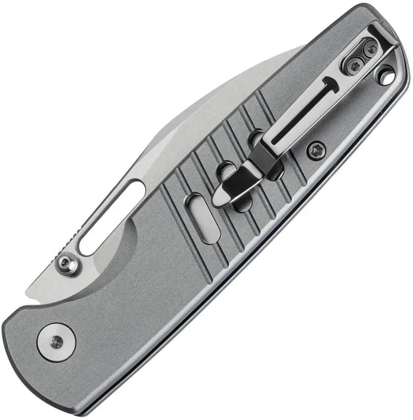 Bestech Knives Vector Button Lock EDC Knife With D2 Tool Steel Blade And Gray Anodized Handle by Bestech Knives