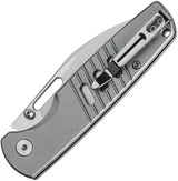 Bestech Knives Vector Button Lock EDC Knife With D2 Tool Steel Blade And Gray Anodized Handle by Bestech Knives