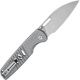 Bestech Knives Vector Button Lock EDC Knife With D2 Tool Steel Blade And Gray Anodized Handle by Bestech Knives