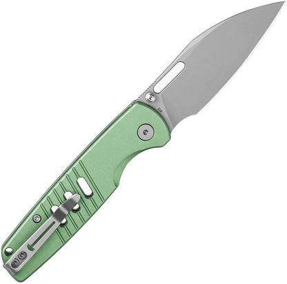Bestech Knives Vector Button Lock EDC Knife Green Aluminum Handle Bead Blast D2 Tool Steel Blade by Bestech Knives