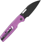 Bestech Knives Vector Button Lock Knife Purple Aluminum Handle D2 Blade 4.13in Closed EDC by Bestech Knives