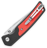 Bestech Knives Icebreaker Button Lock Knife Black Red BMK16A For EDC Enthusiasts Smooth Deployment by Bestech Knives