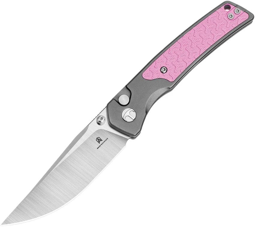 Bestech Knives Icebreaker Button Lock Knife Gry Pnk BMK16B For EDC Enthusiasts Premium Build by Bestech Knives