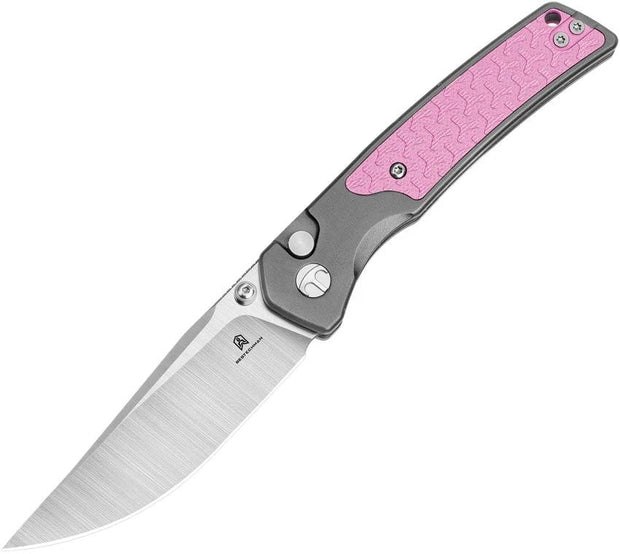 Bestech Knives Icebreaker Button Lock Knife Gry Pnk BMK16B For EDC Enthusiasts Premium Build by Bestech Knives