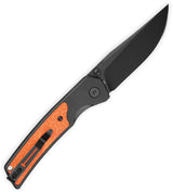 Bestech Knives Icebreaker Button Lock Knife BMK16D Black Orange EDC Gear For Knife Enthusiasts by Bestech Knives