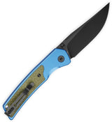 Bestech Knives Icebreaker Button Lock EDC Knife Blue OD Green BMK16E Premium Compact Everyday Carry Knife Enthusiasts by Bestech Knives