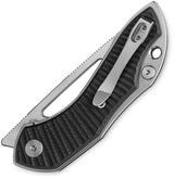 Bestech Knives Bestechman Triassic Linerlock BMK17A Premium EDC Folder 2.5In Satin 14C28N Blade Black G10 by Bestech Knives