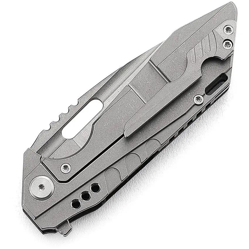Bestech Shodan Framelock Knife CF BT1910C With S35VN Blade Carbon Fiber Handle Titanium Back Smooth Action For EDC by Bestech Knives