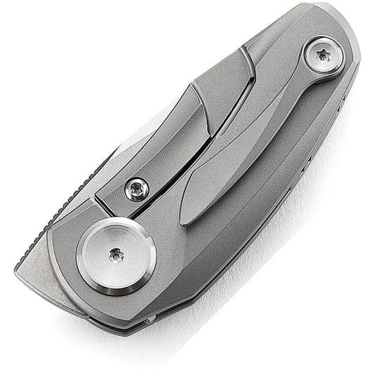 Bestech Knives Tulip Framelock Gray BT1913A M390 Blade Titanium Handle EDC Knife For Collectors by Bestech Knives
