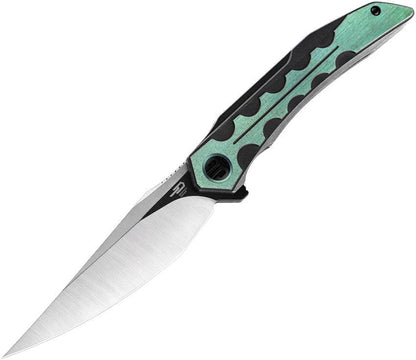 Bestech Knives Samari Framelock Green BT2009C by Bestech Knives