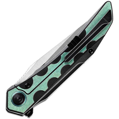 Bestech Knives Samari Framelock Knife Green Titanium M390 EDC Enthusiast Choice by Bestech Knives