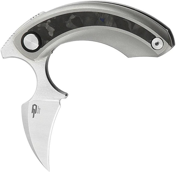 Bestech Knives Strelit Framelock Gray/CF BT2103D by Bestech Knives