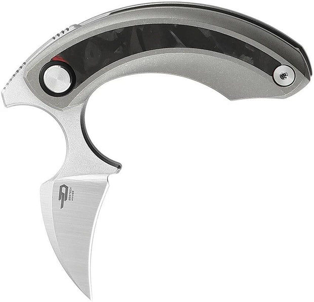 Bestech Knives Strelit Framelock Gray/CF BT2103E by Bestech Knives