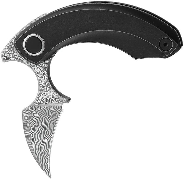 Bestech Knives Strelit Framelock Damascus/Blk BT2103H by Bestech Knives