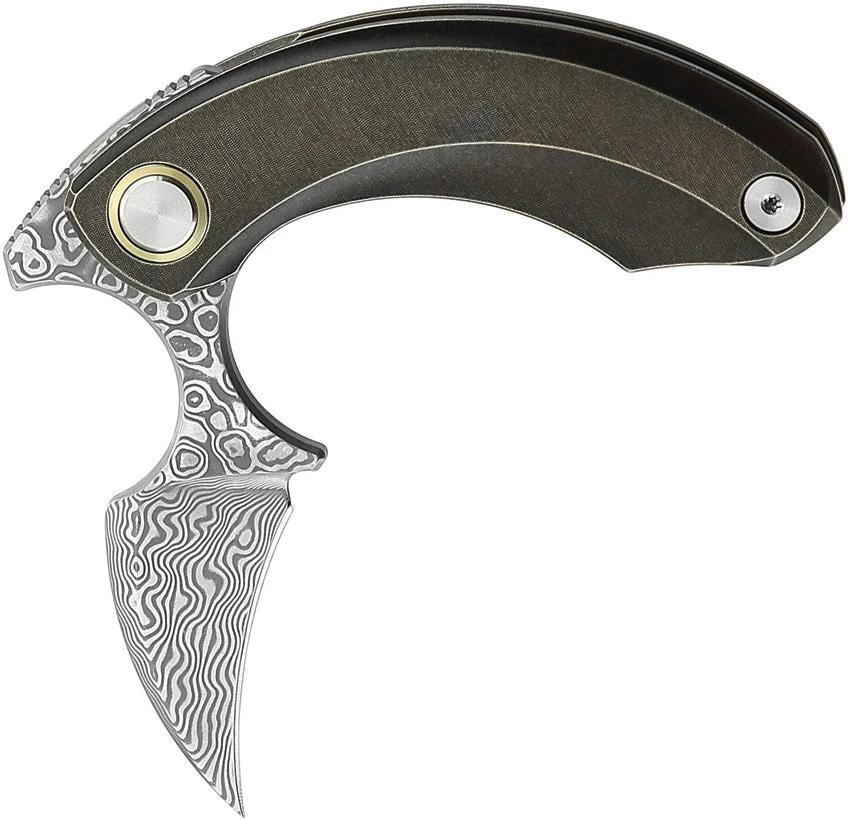 Bestech Knives Strelit Framelock Damascus/Brz BT2103J by Bestech Knives