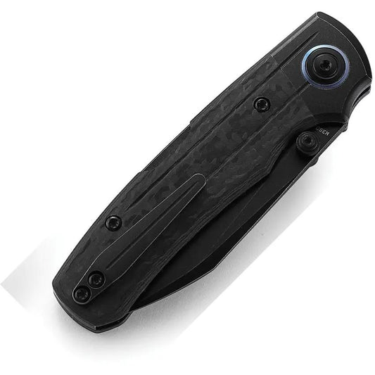 Bestech Knives Tonic Inset Ball Backlock EDC Knife with Bohler M390 Blade Carbon Fiber Handle Titanium Bolsters BT2204E by Bestech Knives