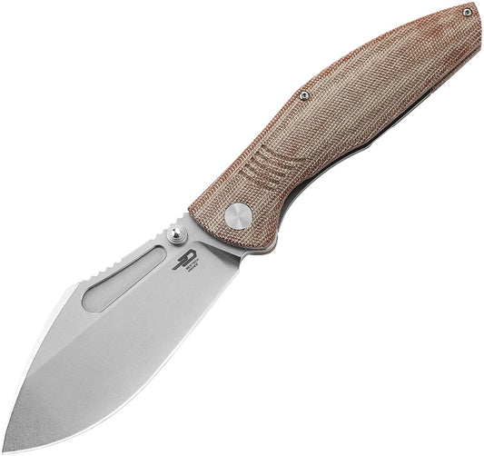 Bestech Knives Lockness Framelock Nat Micarta BT2205E