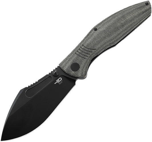 Bestech Knives Lockness Framelock Blk Micarta BT2205F