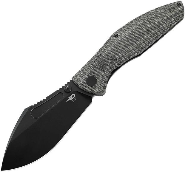Bestech Knives Lockness Framelock Blk Micarta BT2205F by Bestech Knives
