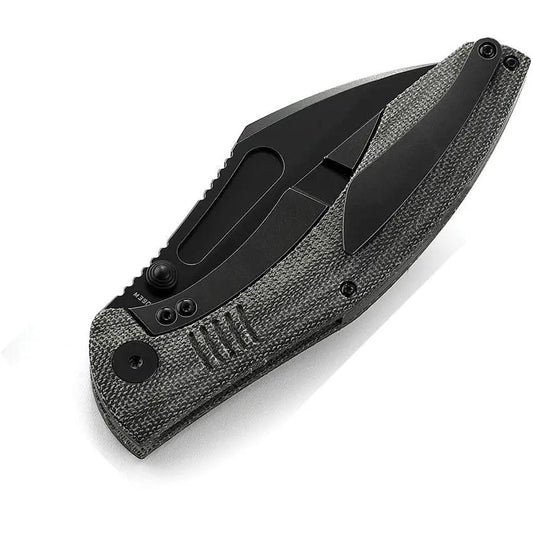 Bestech Knives Lockness Framelock Black Micarta EDC Knife 4Inch Blade M390 Titanium Frame Lock by Bestech Knives