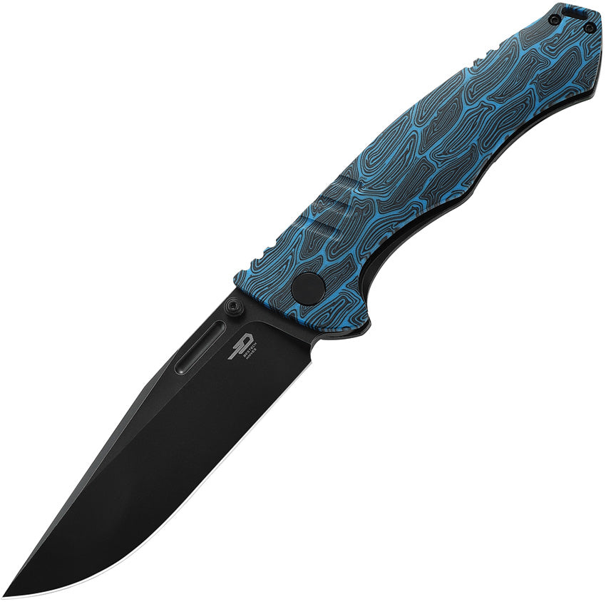 Bestech Knives Keen II Framelock Black/Blue BT2301D