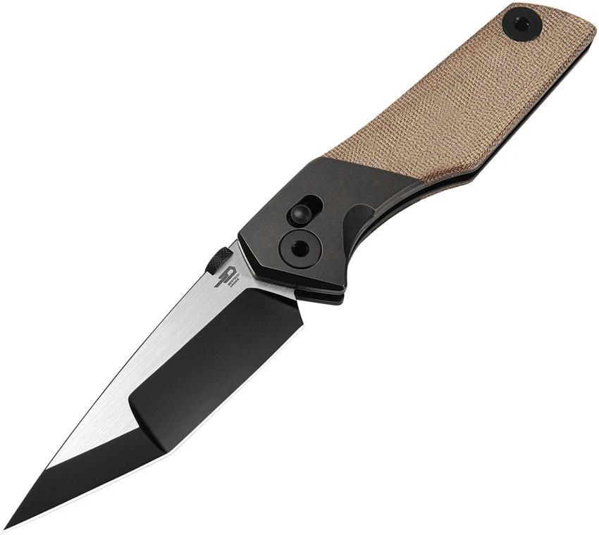 Bestech Cetus Bar Lock Knife M390 Tanto With Natural Micarta Handle For EDC Enthusiasts by Bestech Knives