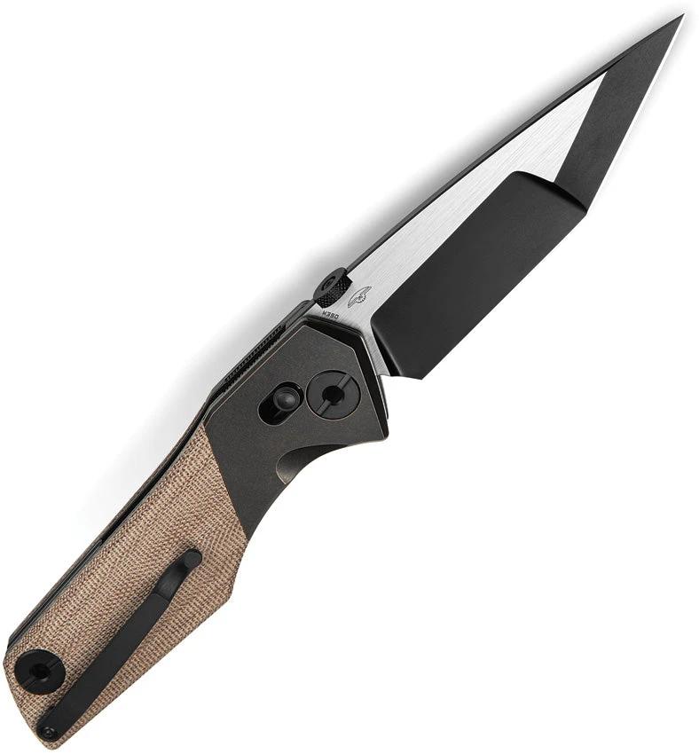 Bestech Cetus Bar Lock Knife M390 Tanto With Natural Micarta Handle For EDC Enthusiasts by Bestech Knives