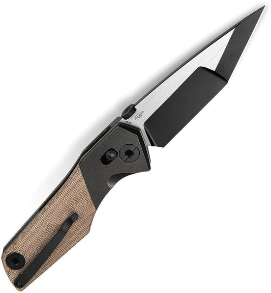 Bestech Cetus Bar Lock Knife M390 Tanto With Natural Micarta Handle For EDC Enthusiasts by Bestech Knives